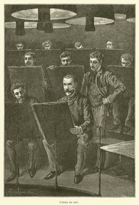 Kveldsskole (gravering) av French School