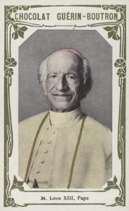 Leon XIII, Pape (farget bilde) av French School