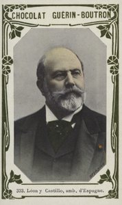 Leon y Castillo, ambassadeur dEspagne (farget bilde) av French School
