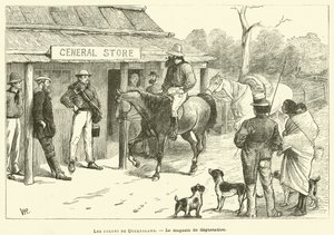 The Settlers Of Queensland (gravering) av French School