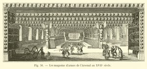 Våpenlagrene til Arsenal på 1600-tallet av French School