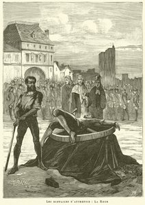 Torturene fra fortiden, Hjulet (gravering) av French School