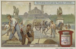 Liebig-kort med veivedlikehold av French School