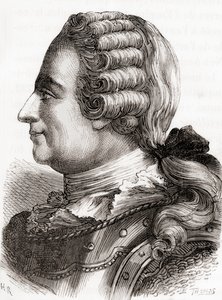 Generalløytnant Jean-Baptiste Vaquette de Gribeauval, fra Vitenskapens underverker, utgitt ca. 1870 (gravering) av French School