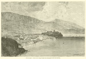 Øya Lipari (gravering) av French School