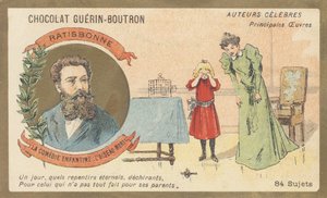Louis Gustave Fortune Regensbonne (1827-1900), fransk mann av bokstaver, forfatter av "La comedie enfantine - L