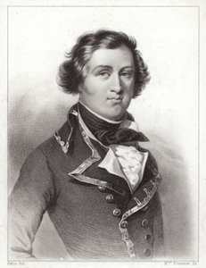 Louis Philippe av Orleans, hertug av Chartres, senere kong Louis Philippe I av Frankrike (gravering) av French School