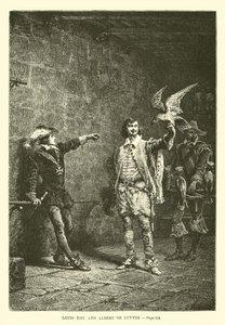 Louis XIII og Albert de Luynes av French School