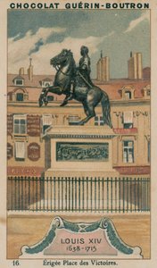 Louis XIV, 1638-1715, oppført Place des Victoires av French School