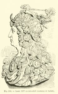 Ludvig XIV av Frankrike av French School