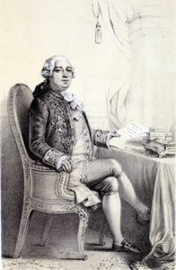 Louis XVI i ""Historical Gallery of the French Revolution"" av Albert Maurin av French School