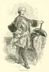 Ludvig XV av French School