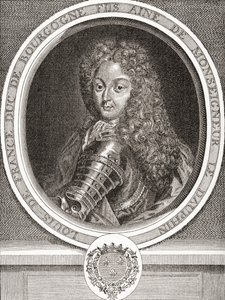 Louis de France, sønn av Frankrike, hertug av Burgund, 1682 1712. Eldste sønn av Louis, Dauphin av Frankrike, og kjent som Le Petit Dauphin. Fra Les Heures Libres utgitt 1908. av French School