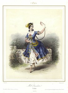 Louise Fitz James i Pas Ventien the Annals of the Opera av French School