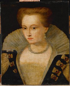 Louise av Lorraine, dronning av Frankrike, kone til Henrik III … av French School