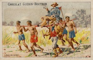 louisiana (kromolitt) av French School