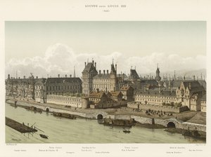 Louvre under Louis XIII, 1622 av French School