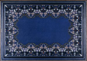 Nedre bokomslag med blomsterdesign, 1886 av French School