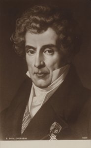 Luigi Cherubini , italiensk komponist (1760-1842) av French School