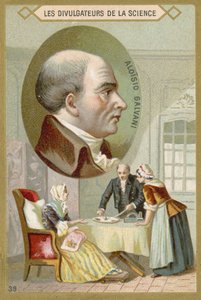 Luigi Galvani , italiensk lege og fysiker av French School