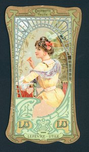 Lulu reklamekort, fransk av French School