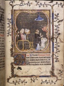 MS 3-1954 f.37r Begravelse i en kirke, latin og fransk, fra 