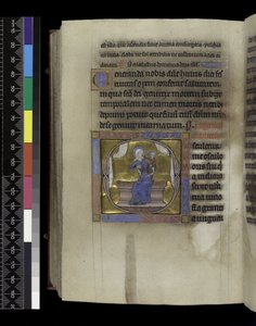MS 300 f.284v, Song of Songs, fra Psalter and Hours of Isabella of France, Paris, ca. 1265-70 (penn og blekk og tempera på pergament) av French School