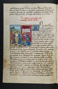 MS Hunter 252 038v Side fra Hundred New News, ca. 1461-62 av French School