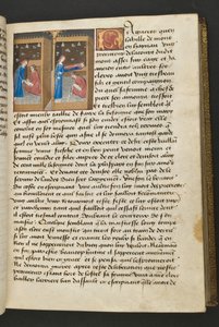 MS Hunter 252 050r-side fra Hundred New News, ca. 1461-62 av French School