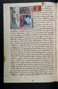 MS Hunter 252 085v Side fra Hundred New News, ca. 1461-62 av French School