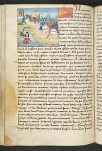 MS Hunter 252 110v Side fra Cent Nouvelles Nouvelles, ca. 1461-62 av French School