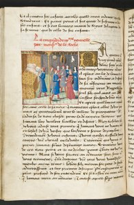 MS Hunter 252 117v Side fra Cent Nouvelles Nouvelles, ca. 1461-62 av French School