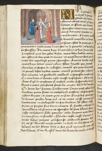 MS Hunter 252 120v Side fra Cent Nouvelles Nouvelles, ca. 1461-62 av French School
