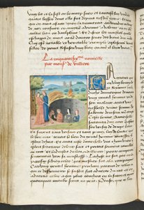 MS Hunter 252 125v Side fra Cent Nouvelles Nouvelles, ca. 1461-62 av French School