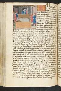 MS Hunter 252 134v Side fra Cent Nouvelles Nouvelles, ca. 1461-62 av French School