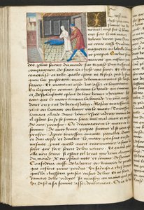 MS Hunter 252 149v Side fra Cent Nouvelles Nouvelles, ca. 1461-62 av French School