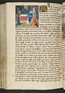 MS Hunter 252 160v Side fra Cent Nouvelles Nouvelles, ca. 1461-62 av French School