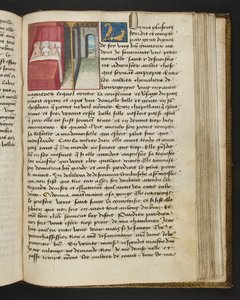 MS Hunter 252 163r-side fra Hundred New News, ca. 1461-62 av French School