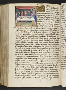 MS Hunter 252 168v Side fra Cent Nouvelles Nouvelles, ca. 1461-62 av French School