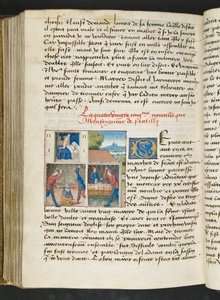 MS Hunter 252 175v-side fra Hundred New News, ca. 1461-62 av French School