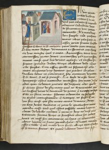 MS Hunter 252 181v Side fra Cent Nouvelles Nouvelles, ca. 1461-62 av French School