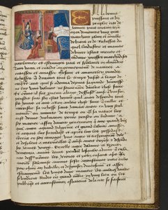 MS Hunter 252 197r-side fra Hundred New News, ca. 1461-62 av French School