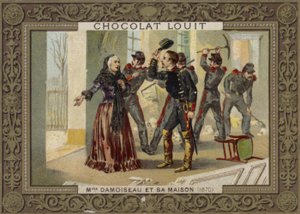 Madame Damoiseau og hennes hus, 1870 av French School