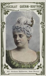 Madame Heilbronn, i Manon (farget bilde) av French School