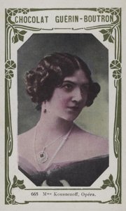 Madame Kousnezoff, Opera (farget bilde) av French School