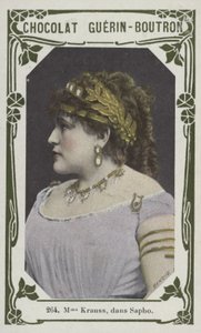 Madame Krauss, i Sappho (farget bilde) av French School