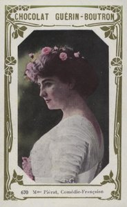 Madame Pierat, Comedie-Francaise (farget bilde) av French School