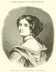 Madame de Maintenon (gravering) av French School