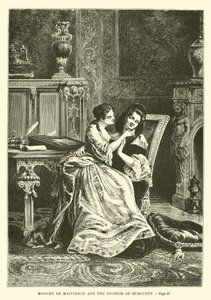 Madame de Maintenon og hertuginnen av Burgund av French School