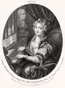 Madame de Warens, ca. 1789 (gravering) av French School